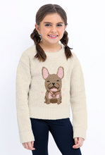Load image into Gallery viewer, Preppy Goose Hazel Plush Sweater Cream