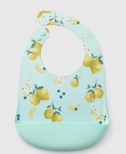 Load image into Gallery viewer, Loulou Lollipop Lemon Squeezy Silicone Bibs