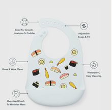 Load image into Gallery viewer, Loulou Lollipop Sushi Silicone Bibs