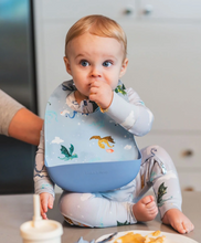 Load image into Gallery viewer, Loulou Lollipop Magical Dragons Silicone Bibs