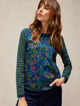 Load image into Gallery viewer, White Stuff UK Clara Tee Teal Print