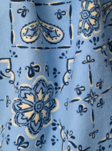 Load image into Gallery viewer, PJ Salvage Classic Paisley Bandana Flannel Pyjamas Chambray