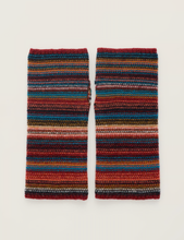 Load image into Gallery viewer, Seasalt Fruity Fingerless Mittens Ripple Marks Terracotta Mix