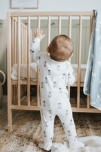 Load image into Gallery viewer, Petit Lem Penguin Print Rib Sleeper