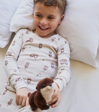 Load image into Gallery viewer, Petit Lem Otter Print Pyjamas