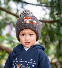 Load image into Gallery viewer, Ambler Kids Peek-a-boo Pom Beanie