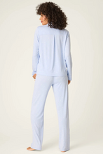 Load image into Gallery viewer, PJ Salvage Modal Basics Blue Star Print PJ Set