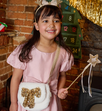 Load image into Gallery viewer, Rockahula Sequin Bow Fluffy Bag