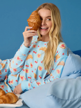 Load image into Gallery viewer, PJ Salvage Boyfriend Boxer Pastry Print PJ Set