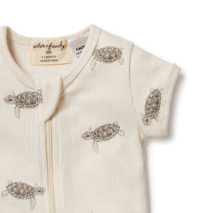 Wilson and Frenchy Tiny Turtle Shortie Playsuit
