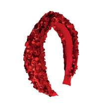 Load image into Gallery viewer, Rockahula Sequin Velvet Headband Red