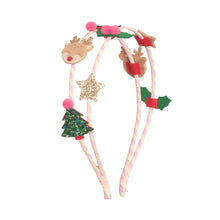 Load image into Gallery viewer, Rockahula Festive Christmas Double Headband