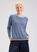 Load image into Gallery viewer, Zaket and Plover Stripe Crew Sweater