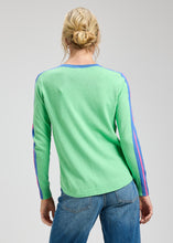 Load image into Gallery viewer, Zaket and Plover Rounded Hem Vee Sweater Chambray