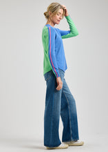 Load image into Gallery viewer, Zaket and Plover Rounded Hem Vee Sweater Chambray