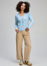 Load image into Gallery viewer, Zaket and Plover Good Vibes Cardi Sky