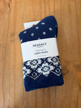 Load image into Gallery viewer, Seasalt Womens Cabin Socks Helianthus Marine