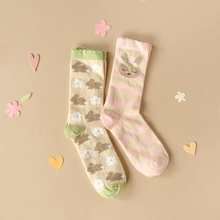 Load image into Gallery viewer, Rockahula Betty Bunny 2 Pack Socks