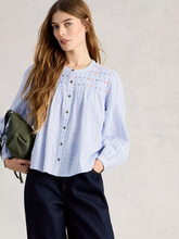 Load image into Gallery viewer, White Stuff UK Sammie Smock Top Blue Multi
