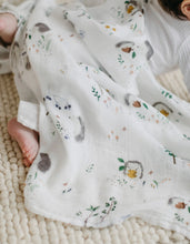 Load image into Gallery viewer, Loulou Lollipop Hedgehog Swaddling Blanket