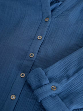 Load image into Gallery viewer, White Stuff UK Annie Double Cloth Shirt Dark Blue