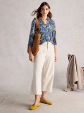 Load image into Gallery viewer, White Stuff UK Annie Jersey Shirt Blue Print