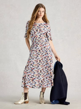 Load image into Gallery viewer, White Stuff UK Madeline Jersey Dress Blue Multi