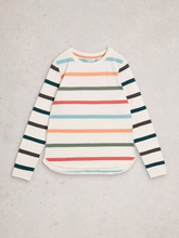 Load image into Gallery viewer, White Stuff UK Clara Stripe Tee Ivory Multi