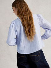 Load image into Gallery viewer, White Stuff UK Sammie Smock Top Blue Multi