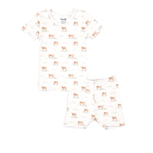 Load image into Gallery viewer, Coccoli Cow Print Modal Summer PJs