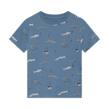 Load image into Gallery viewer, Minymo Shark Print Tee and Short