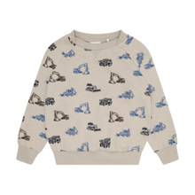 Load image into Gallery viewer, Minymo Construction Vehicles Fleece Sweatshirt