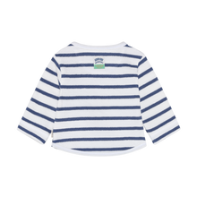 Load image into Gallery viewer, Noppies Blue Stripe Tee and Pant