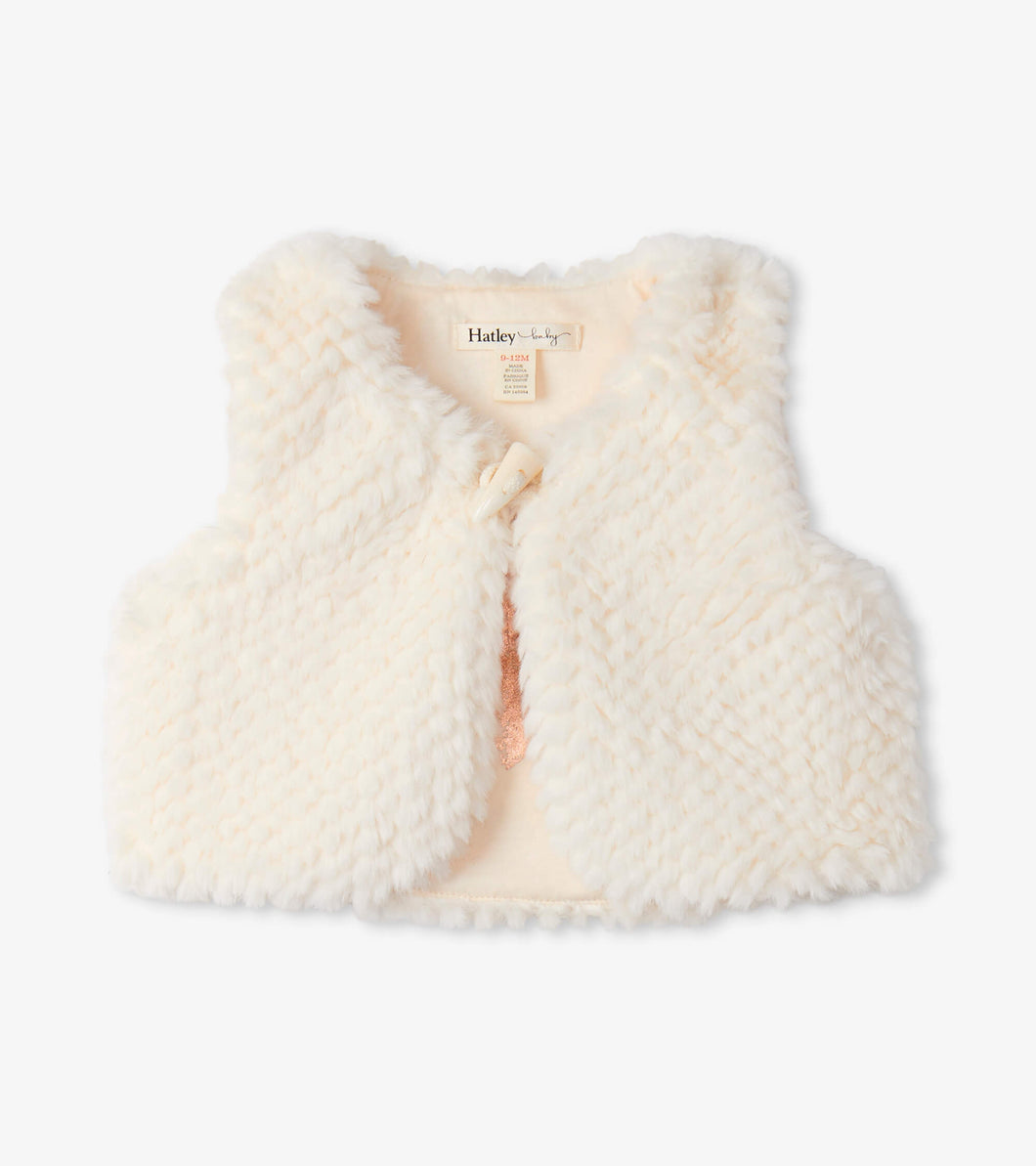 Hatley Faux Fur Baby Vest