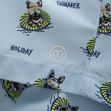 Load image into Gallery viewer, Minymo Dog Print Swim Trunks