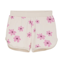 Load image into Gallery viewer, Minymo Pink Daisy Waffle Shorts
