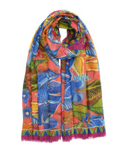 Load image into Gallery viewer, Echo Happy Rainforest Pareo Orange Poppy