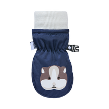 Load image into Gallery viewer, Kombi Baby Animal Infant Foldable Cuff Mitt True Navy