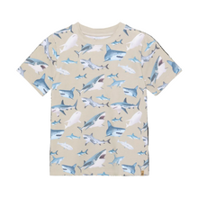 Load image into Gallery viewer, Minymo Super Sharks Print Tee