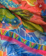 Load image into Gallery viewer, Echo Happy Rainforest Pareo Orange Poppy