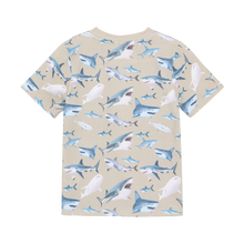 Load image into Gallery viewer, Minymo Super Sharks Print Tee