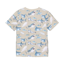 Load image into Gallery viewer, Minymo Super Sharks Print Tee
