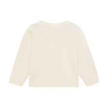 Load image into Gallery viewer, Minymo Embroidered Baby Cardigan Vanilla Ice