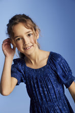 Load image into Gallery viewer, Creamie Paisley Dress Twilight Blue