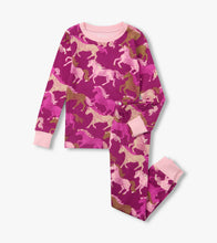 Load image into Gallery viewer, Hatley Galloping Horses Cotton Rib Pyjamas