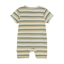 Load image into Gallery viewer, Minymo Stripe Yarn Dye Rib Shortie Playsuit