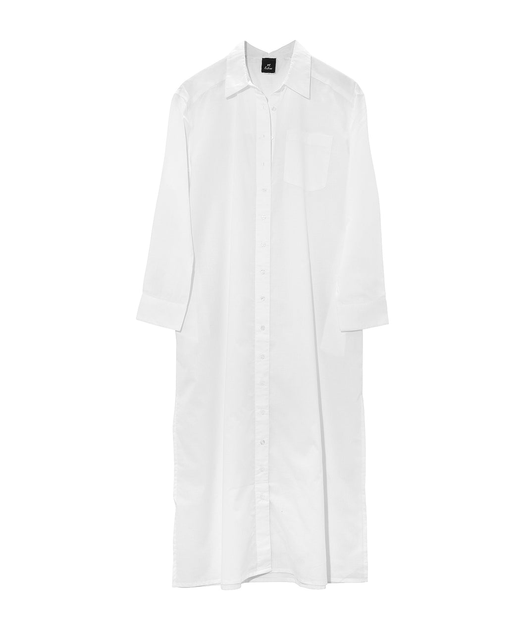 Echo Solana Maxi Shirt Dress White