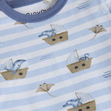 Load image into Gallery viewer, Minymo Boating Friends Onesie