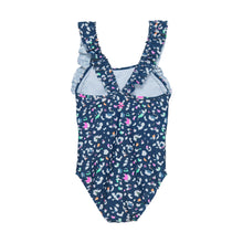 Load image into Gallery viewer, Color Kids Frill Swimsuit Navy Sugar