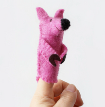 Load image into Gallery viewer, Animal Finger Puppets Felted Wool